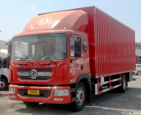 El camión de reparto diesel V euro del cargo nivela a Van Cargo Truck 4x2 que conduce la distancia entre ejes de 5200m m