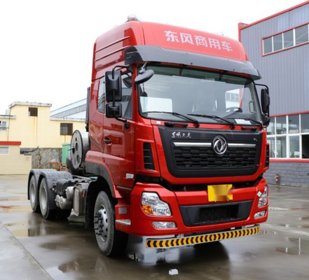 420HP Cng resistente acarrea la emisión del camión Eur.IV del tractor 6x4