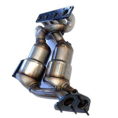 El múltiple de extractor CAT Exhaust Pipe Auto Engine dual parte el convertidor catalítico para BMW 3 series E90 320I