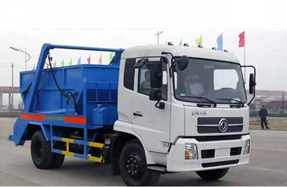 El brazo que nada del camión volquete de la basura de Dongfeng 8CBM con los compartimientos salta el cargador