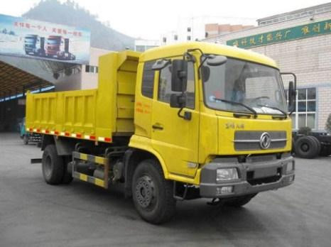 Volquetes resistentes diesel de la descarga de la luz del camión volquete 4x2 5-8 toneladas de carga