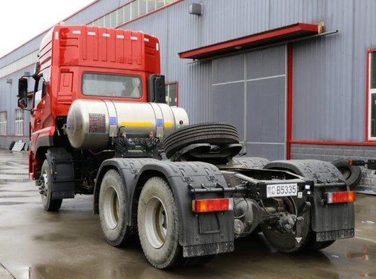 420HP Cng resistente acarrea la emisión del camión Eur.IV del tractor 6x4