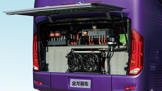 autobús de la ciudad del 11M Pure Electric Diesel con la puerta hacia fuera abierta neumática