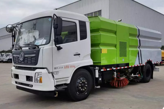 tipo diesel del camión del barrendero de camino de 169kw 230hp 12CBM para el lugar de la mina