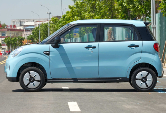Mano izquierda de LINGBOX que conduce el campo de prácticas de las puertas el 140km de Mini Suv Electric 5
