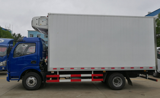Capacidad de cargamento diesel del camión 8T de la caja del cargo del refrigerador de la luz del congelador de Dellivery de la medicina