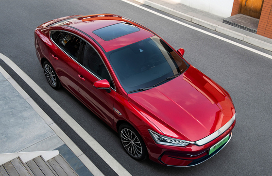 Nueva EV versión del campeón del vehículo Y2022 los 420KM de BYD Qin Plus Pure Electric Car