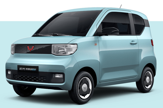 Coches del ev de Wuling del mini SUV EL 120~170KM campo de prácticas de los coches eléctricos HONGGUANG mini