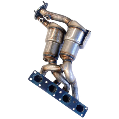 El múltiple de extractor CAT Exhaust Pipe Auto Engine dual parte el convertidor catalítico para BMW 3 series E90 320I